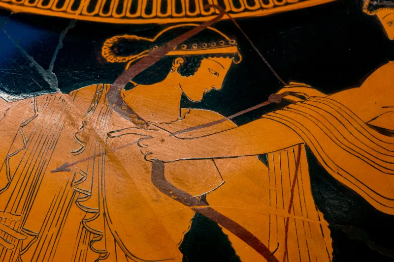 Pan Painter Arv 556 101 Apollon And Idas Fighting For Marpessa 