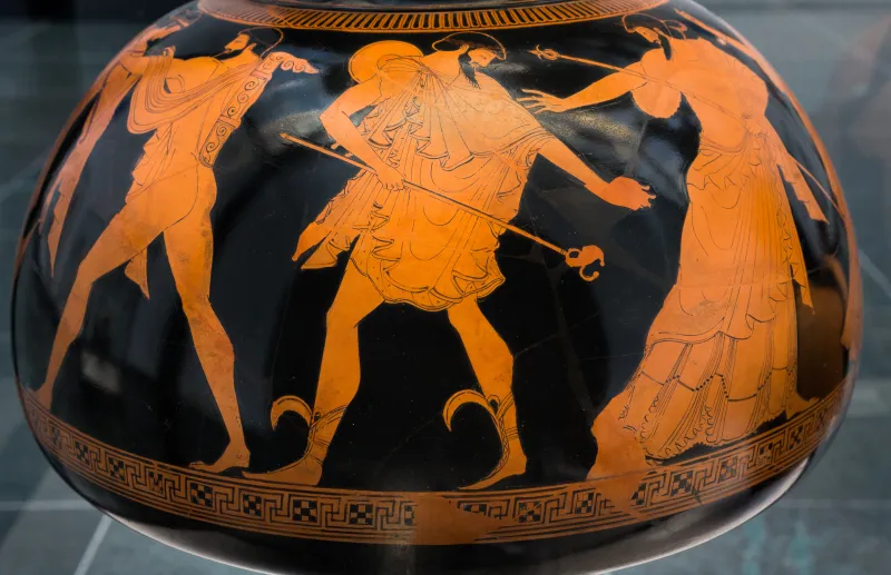 Pan Painter Arv 556 101 Apollon And Idas Fighting For Marpessa 