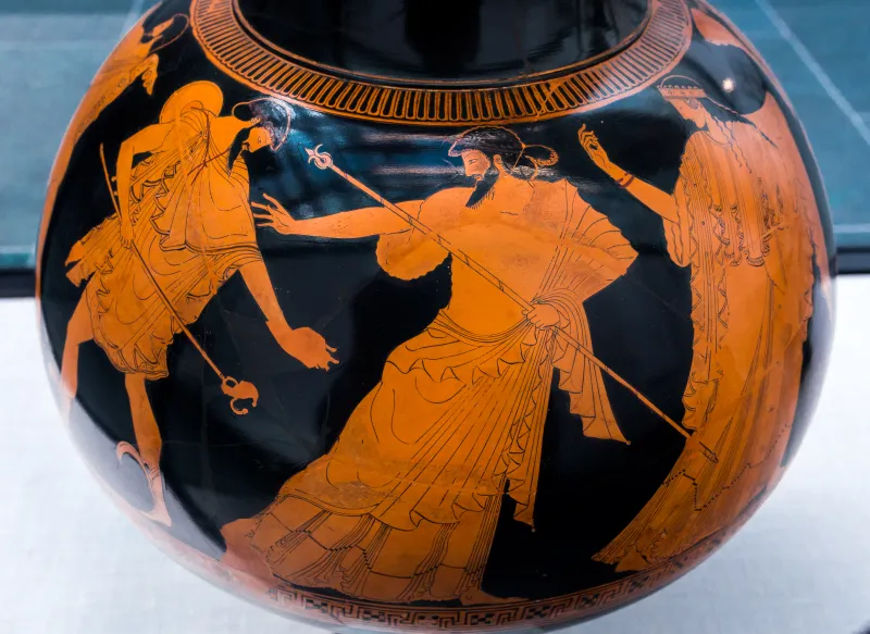 Pan Painter Arv 556 101 Apollon And Idas Fighting For Marpessa 