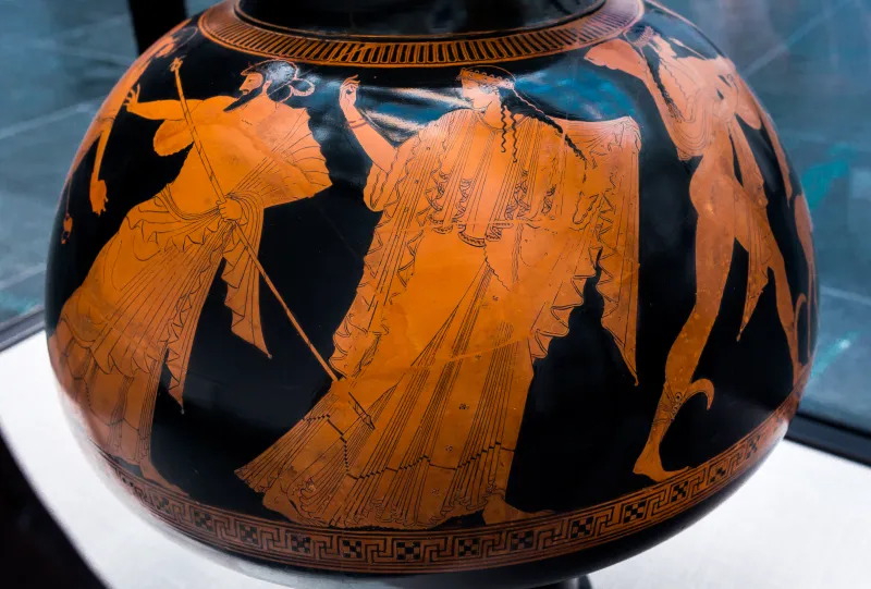 Pan Painter Arv 556 101 Apollon And Idas Fighting For Marpessa 