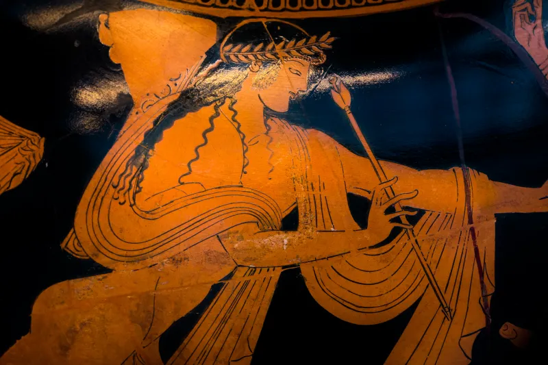 Pan Painter Arv 556 101 Apollon And Idas Fighting For Marpessa 