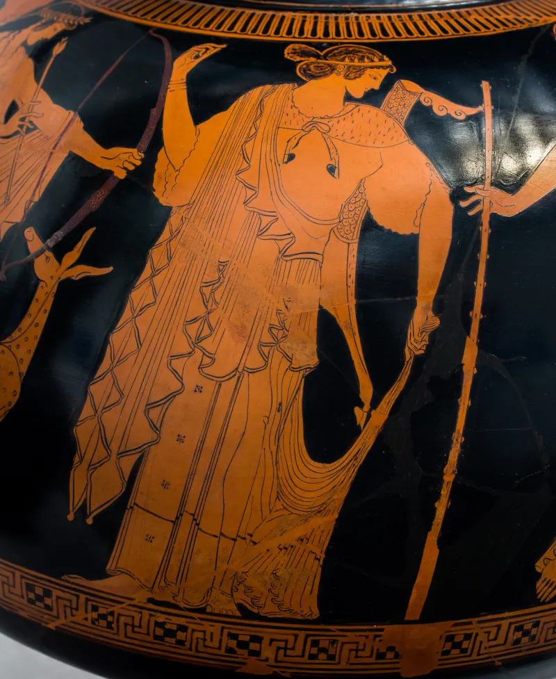 Pan Painter Arv 556 101 Apollon And Idas Fighting For Marpessa 