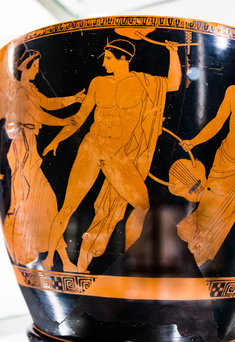 Pantoxena Painter - Arv 1050 1 - Eos Pursuing Tithonos - Old Man And Youths - Paris Bnf Cabmed 846 - 