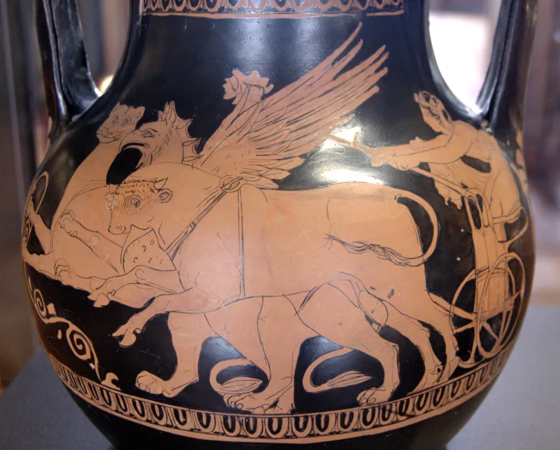 Chariot Dionysos Louvre 