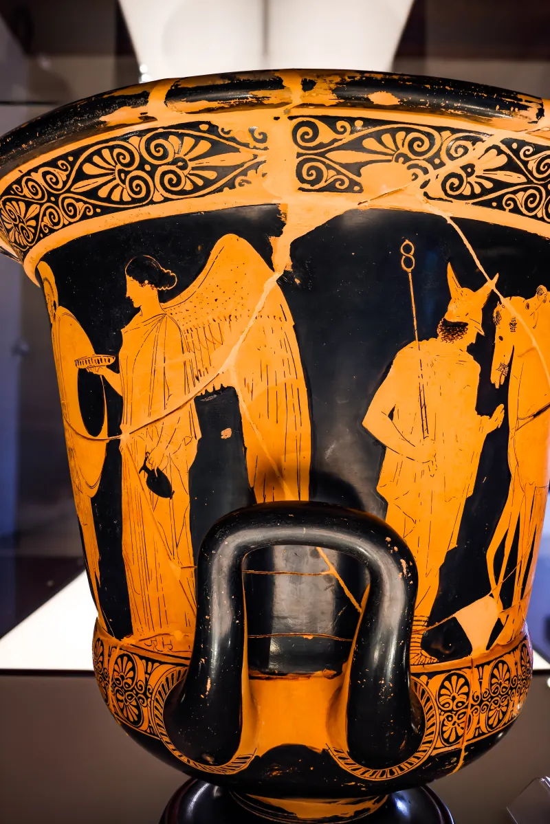 Peleus Painter - Arv 1038 1 - Wedding Of Peleus And Thetis - Warrior Leaving Home - Ferrara Man 2893 - 