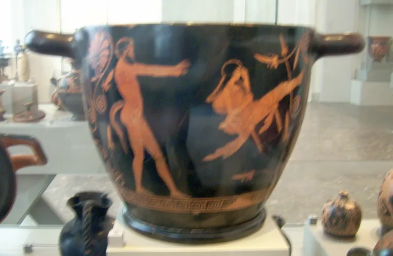 Attic Red-Figure Skyphos By The Penelope Painter Antikensammlung Berlin 