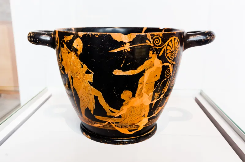 Penelope Painter - Arv 1300 2 - Telemachos Leaving Penelope - Odysseus Recognized By His Nurse - Chiusi Man 1831 - 