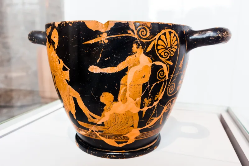 Penelope Painter - Arv 1300 2 - Telemachos Leaving Penelope - Odysseus Recognized By His Nurse - Chiusi Man 1831 - 