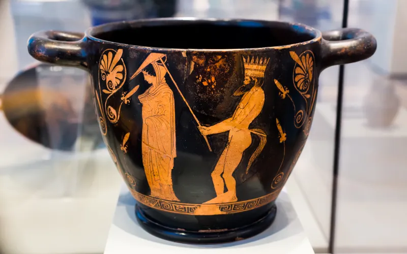 Penelope Painter Arv 1301 7 Satyr Swinging A Woman - Satyr Escorting The Basilinna 