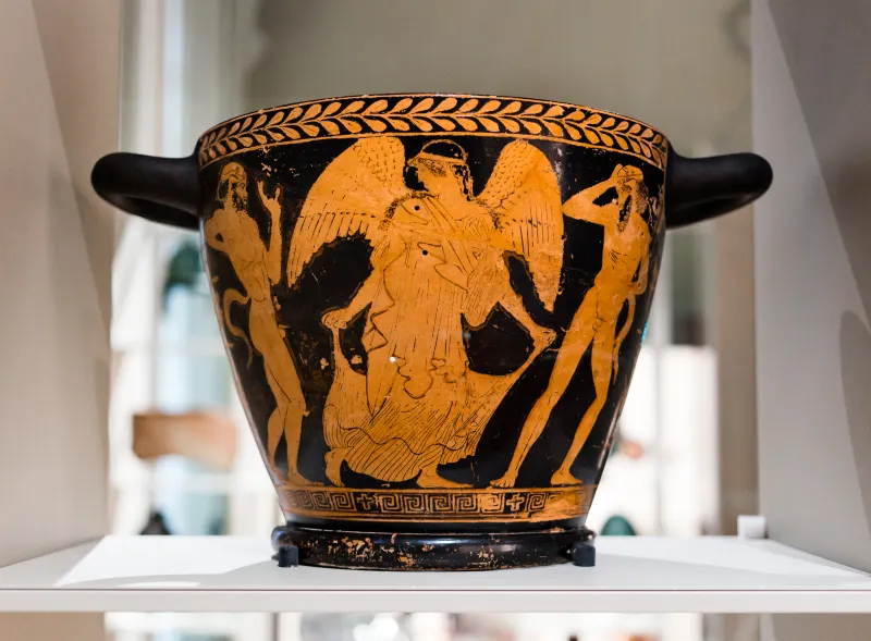 Penthesilea Painter - Arv 888 154 - Iris Attacked By Satyrs - Maenad Attacked By Satyrs - Paris Bnf Cabmed 840 - 