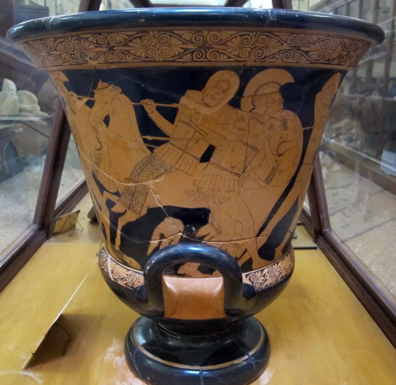 Pittorfe Di Pentesilea, Cratere A Calice, 450 