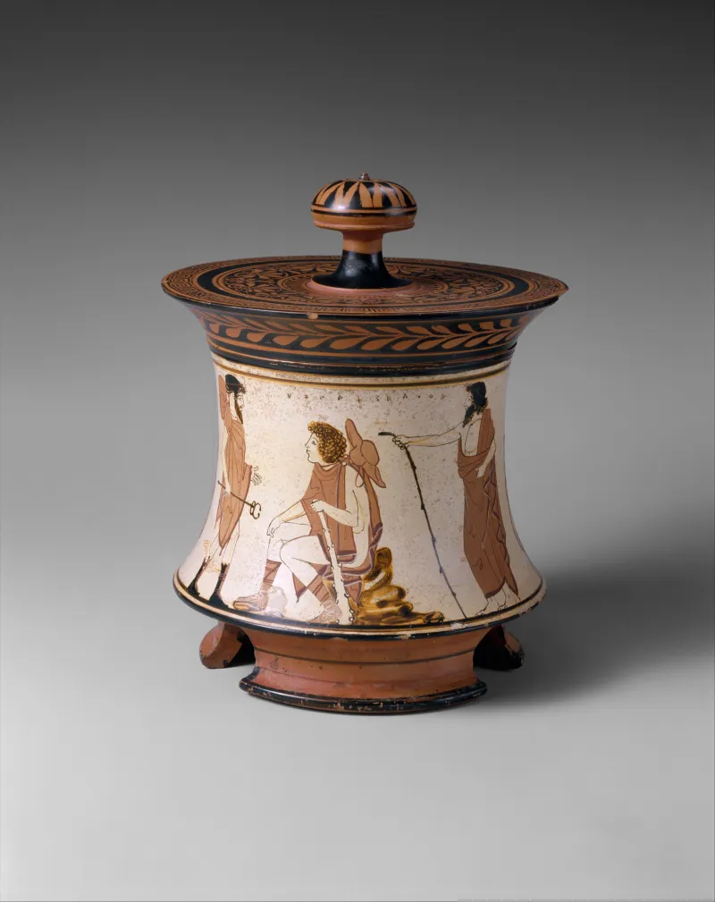 Terracotta Pyxis (Box) Met 