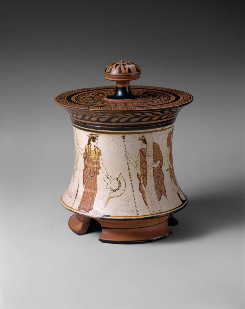 Terracotta Pyxis (Box) Met 