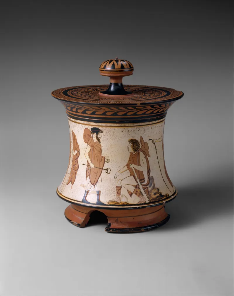 Terracotta Pyxis (Box) Met 