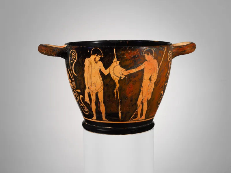 Terracotta Skyphos (Deep Drinking Cup) Met 