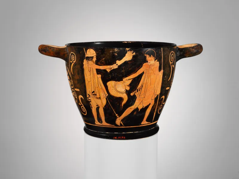 Terracotta Skyphos (Deep Drinking Cup) Met 