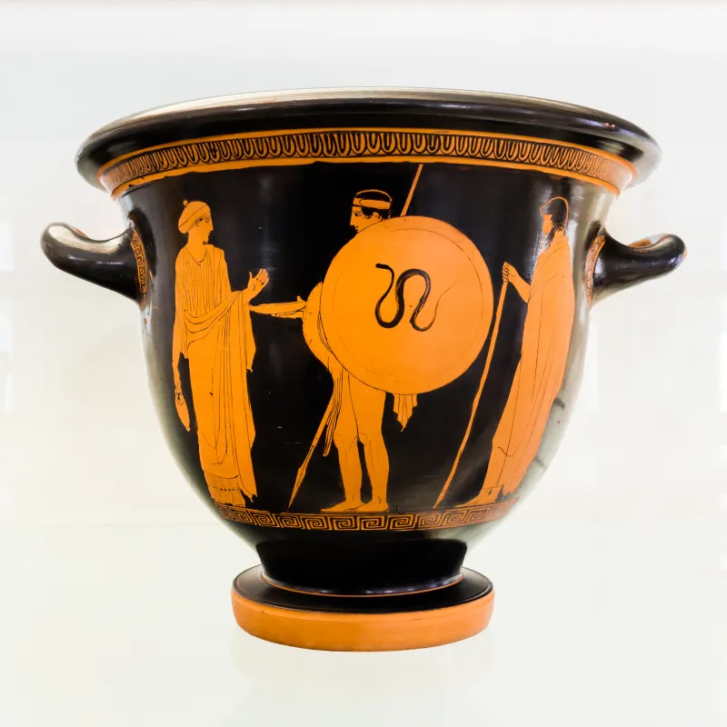 Persephone Painter Arv 1012 1Extra Young Warrior Leaving Home - Man Between Two Youths 
