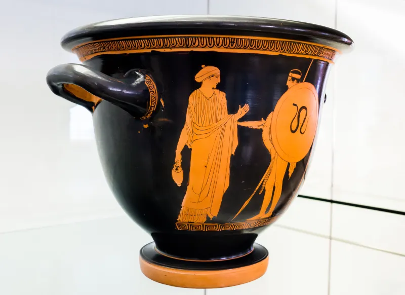 Persephone Painter Arv 1012 1Extra Young Warrior Leaving Home - Man Between Two Youths 