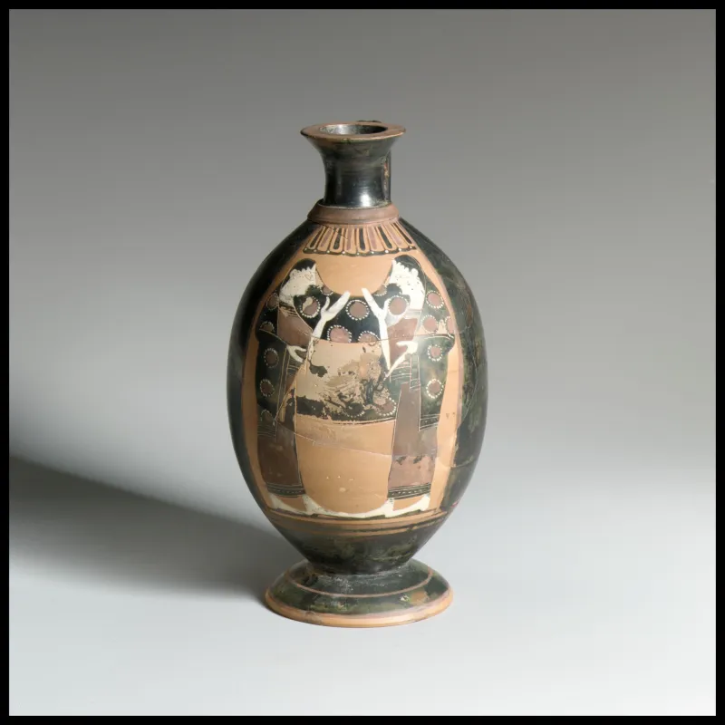 Terracotta Lekythos (Oil Flask) Met Dp1092 