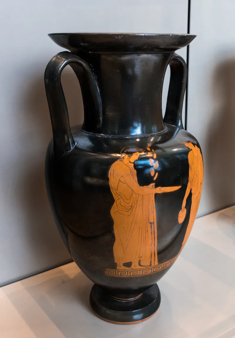 Phiale Painter Arv 1014 7 Apollon And Artemis - Woman 