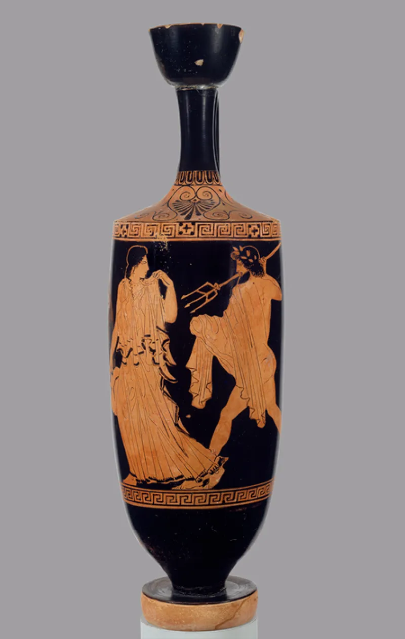 Terracotta Lekythos (Oil Flask) Met 