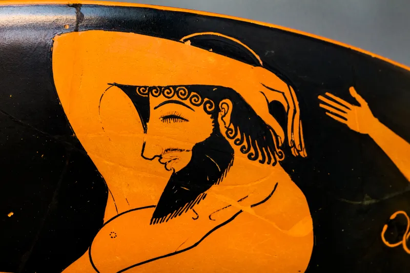 Phintias - Arv 24 12 - Satyr - Herakles And Apollon Struggling For The Tripod - Herakles And Alkyoneus - München As 2590 - 