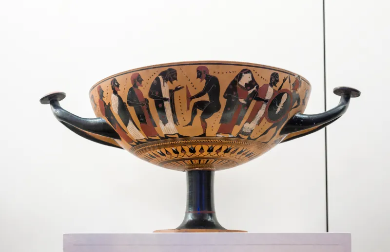Comparable With The Phrynos Painter - Abv Extra - Centaur - Warriors Arming And Departing - Roma Mnevg 50586 - 