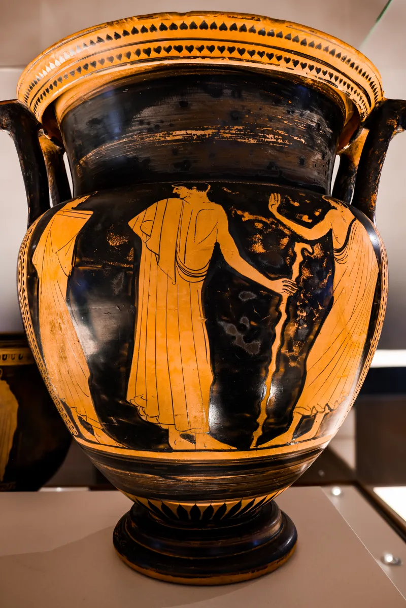 Pig Painter - Arv 563 6 - Theseus Killing Minotauros - Draped Youths - Ferrara Man 817 - 