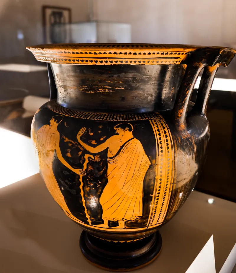 Pig Painter - Arv 563 6 - Theseus Killing Minotauros - Draped Youths - Ferrara Man 817 - 