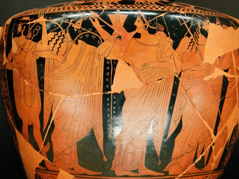 Dionysos Ariadne Gods Louvre 