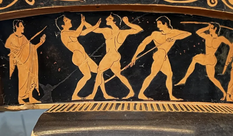 Fragment Eines Volutenkraters Mit 