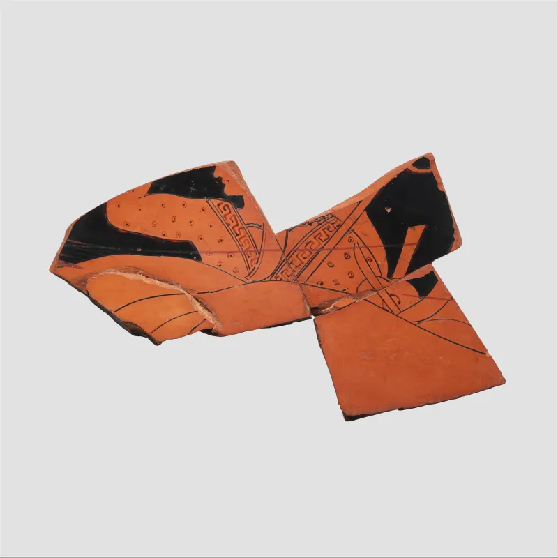Two Fragments Of A Terracotta Calyx-Krater (Bowl For Mixing Wine And Water) Met 