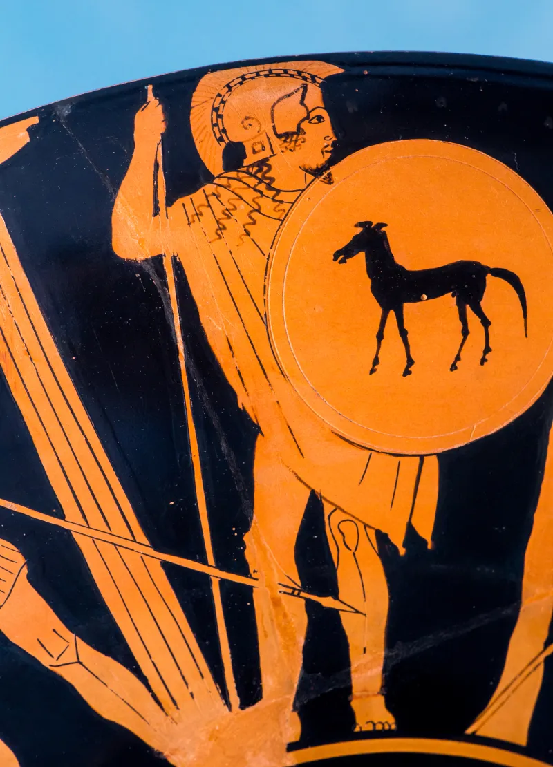 Pistoxenos Painter Arv 861 10 Youth And Seated Old Men - Warriors Leaving Home 