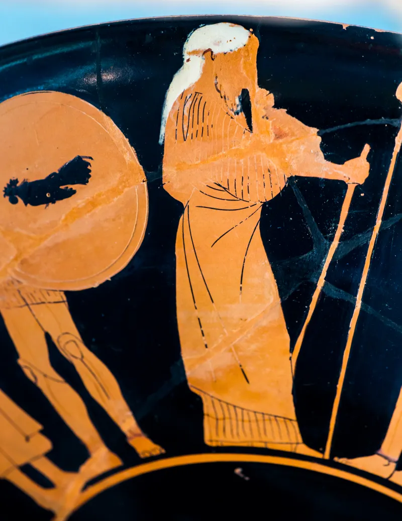 Pistoxenos Painter Arv 861 10 Youth And Seated Old Men - Warriors Leaving Home 