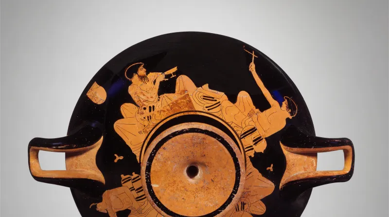 Terracotta Kylix (Drinking Cup) Met 