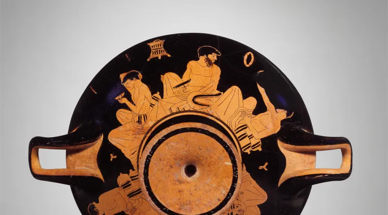 Terracotta Kylix (Drinking Cup) Met 