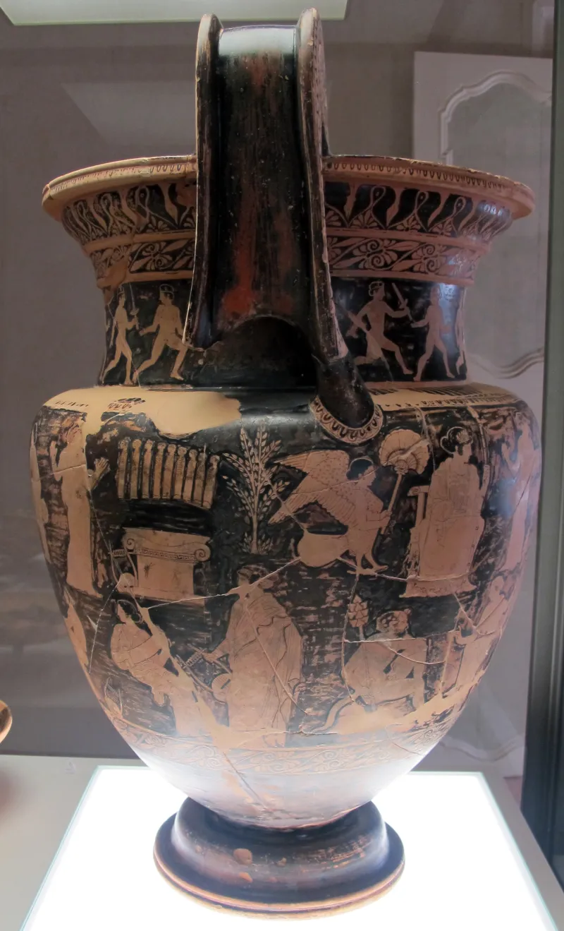 Polion, Cratere A Volute Con Scene Mitologiche, 420 Ca, Da Tomba 127 Valle Trebba 
