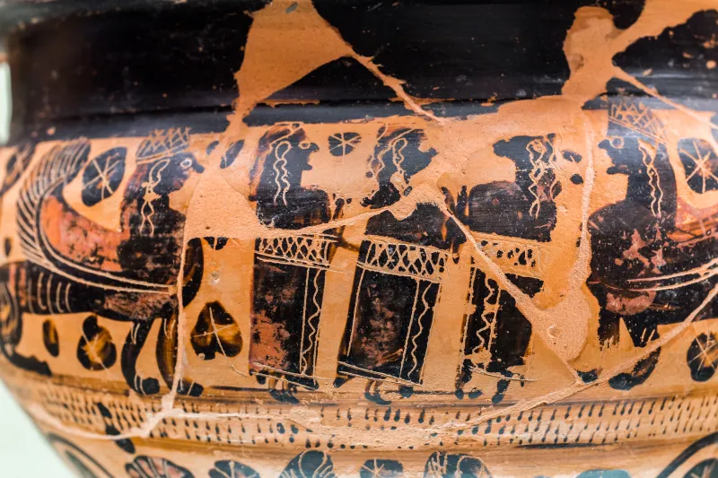 Polos Painter - Abv 44 10 - Three Women Between Sphinxes - Animal Frieze - Firenze Man 3758 - 