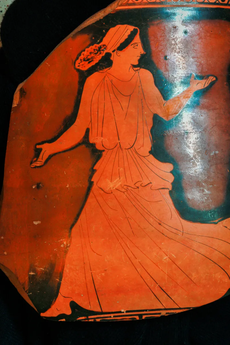 Polygnotos Arv 1029 24 Youth Pursuing Women - Three Draped Youths 
