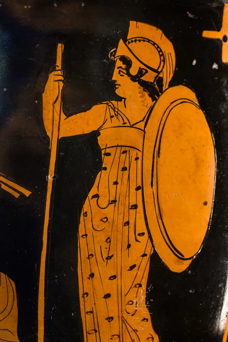 Pothos Painter - Arv 1190 30 - Pyrriche - Draped Youths - Wien Khm As Iv 732 - 
