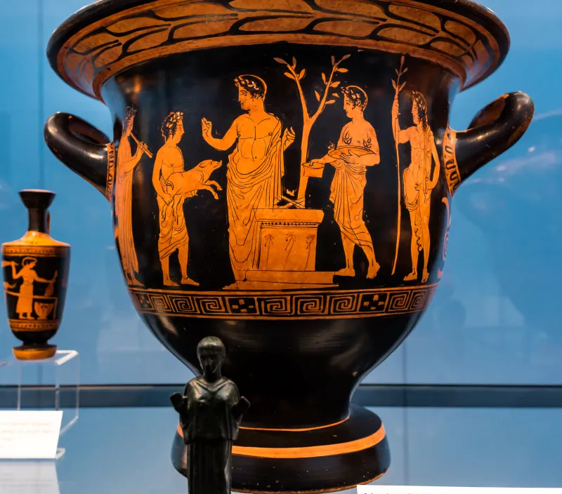 Pothos Painter - Arv 1190 Extra - Sacrifice Of Piglet To Apollon - Youths - München As - 