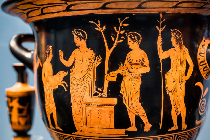 Pothos Painter - Arv 1190 Extra - Sacrifice Of Piglet To Apollon - Youths - München As - 