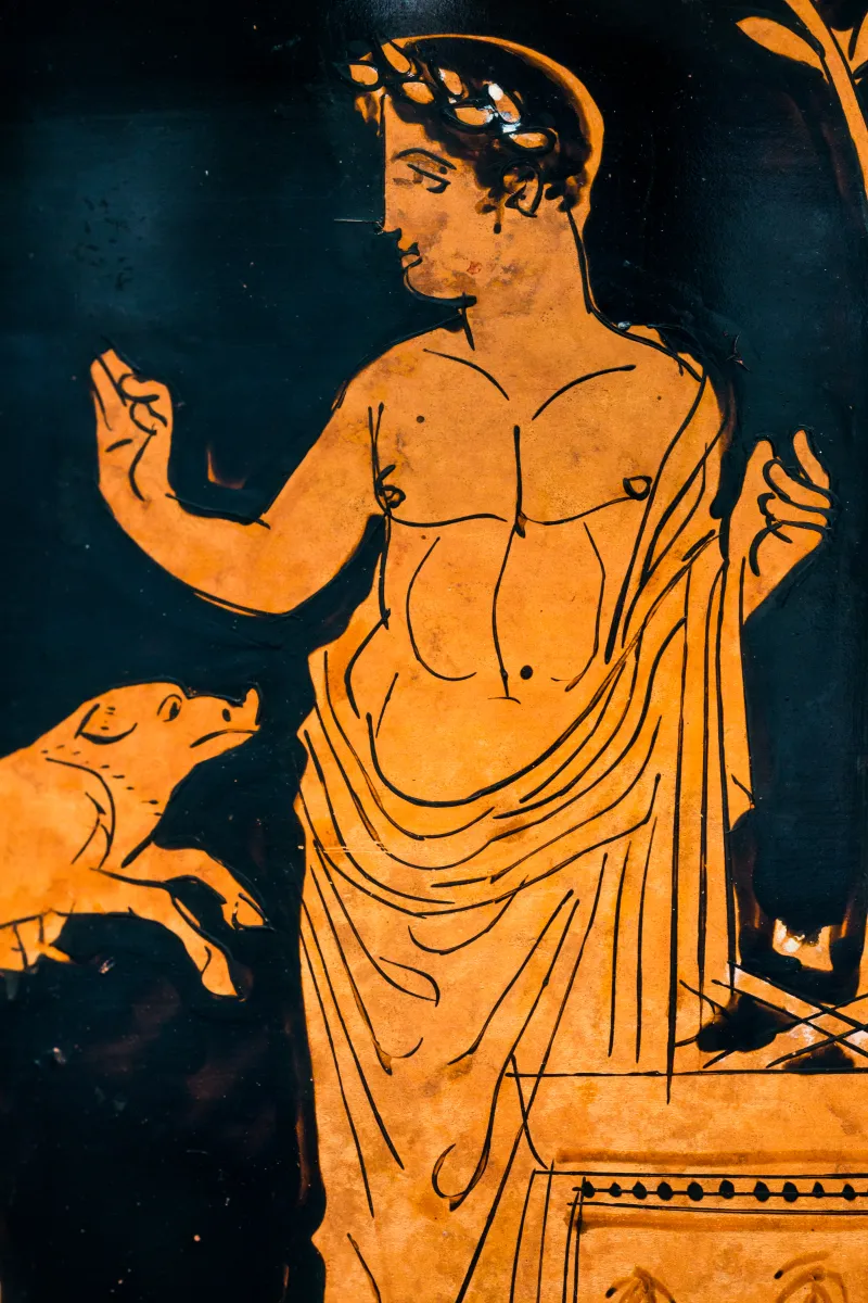 Pothos Painter - Arv 1190 Extra - Sacrifice Of Piglet To Apollon - Youths - München As - 