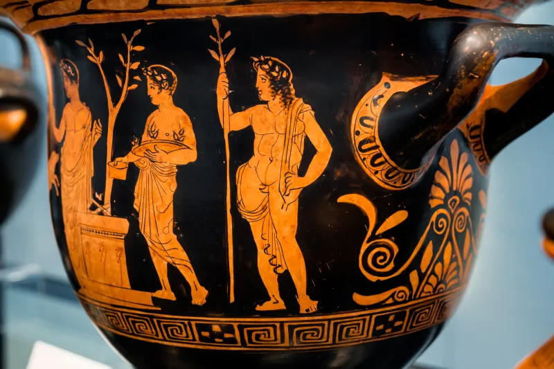 Pothos Painter - Arv 1190 Extra - Sacrifice Of Piglet To Apollon - Youths - München As - 