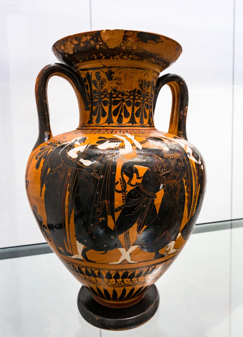 Painter Of Erlangen M 35 - Abv Extra - Peleus And Thetis - Dionysos And Ariadne With Satyrs - München As 