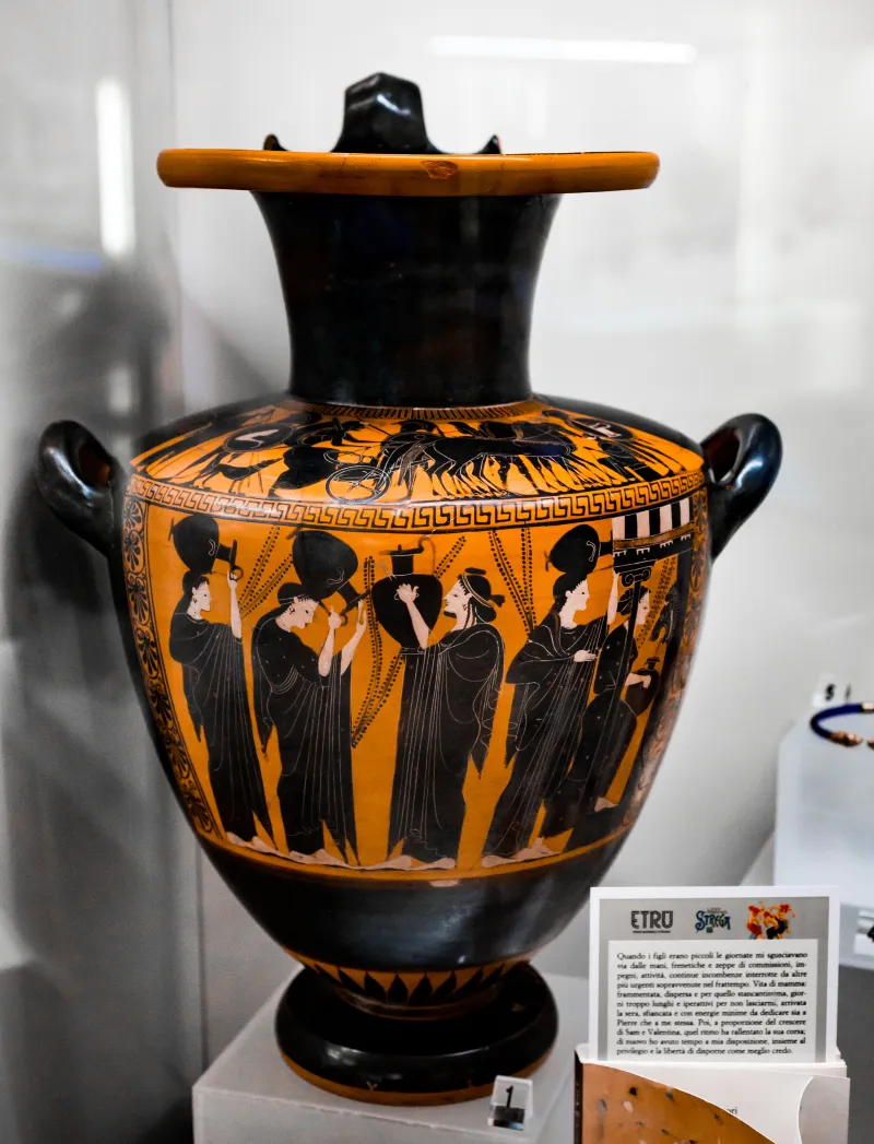 Priamos Painter - Abv 334 5Quater - Warriors Departing - Women At Fountainhouse - Roma Mnevg 63610 - 