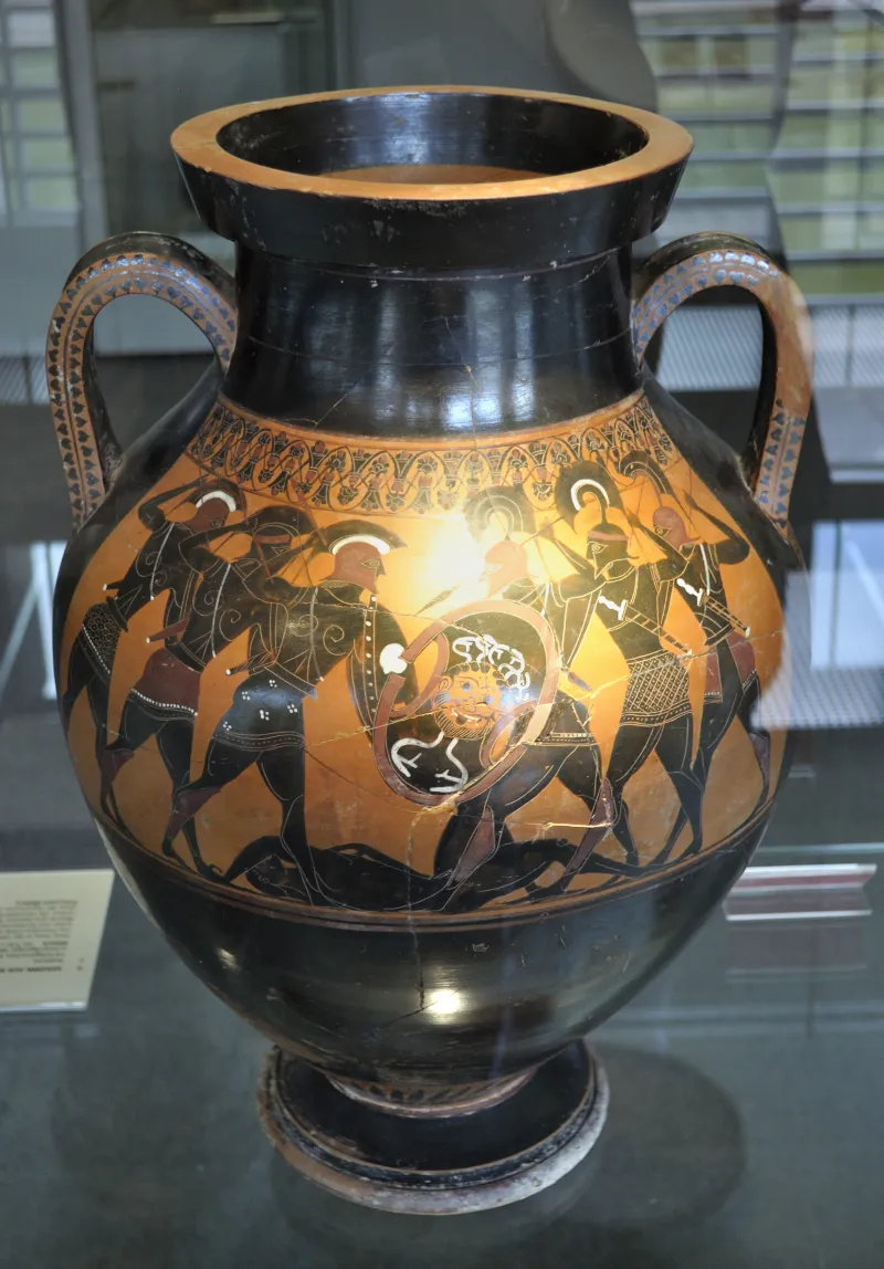 Attisch-Schwarzfigurige Amphora Des Seite 2, Hetjens-Museum Düsseldorf 