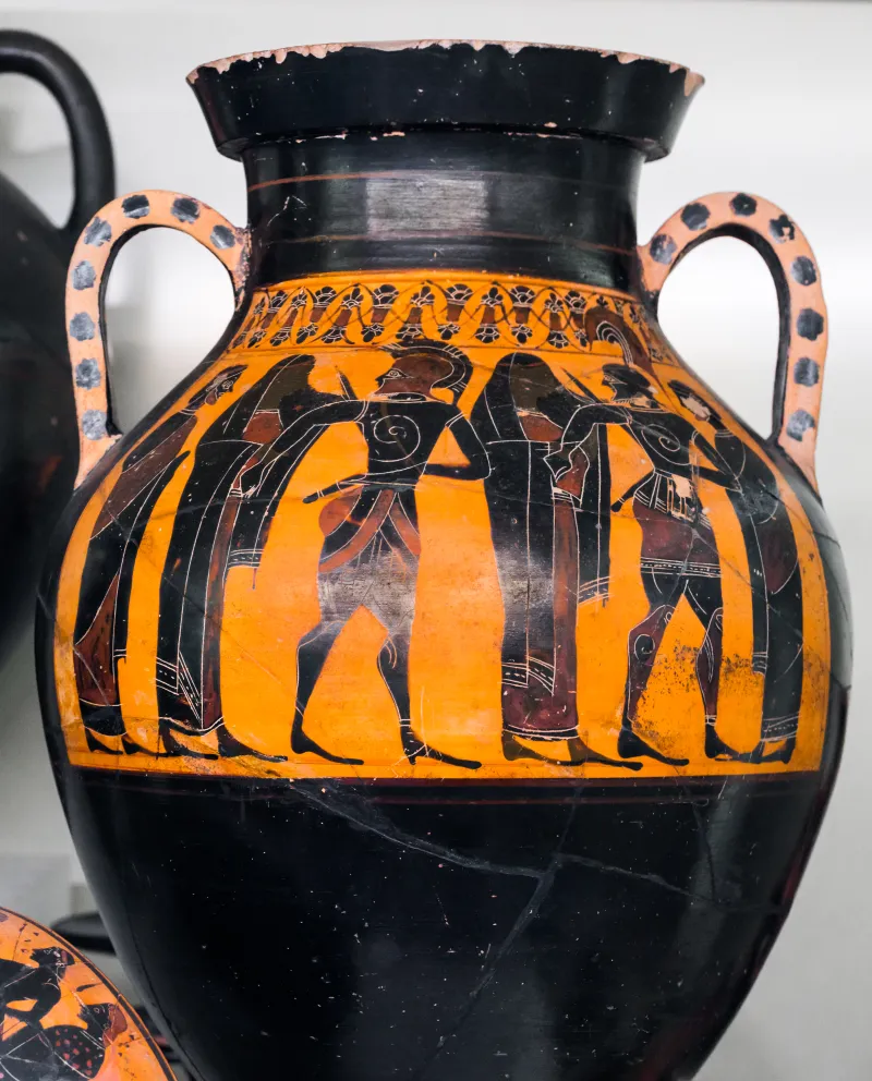 Princeton Painter - Abv Extra - Warriors Departing - Warriors Departing With Chariot - Roma Mnevg 20872 - 