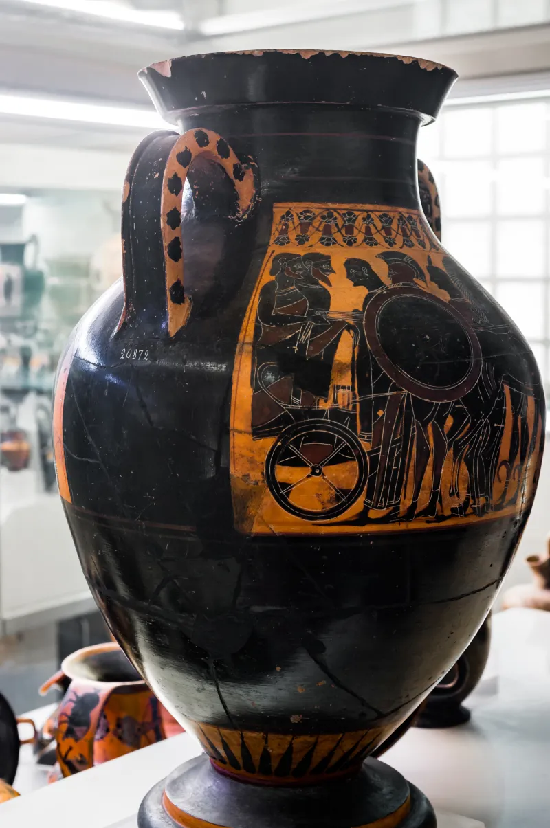Princeton Painter - Abv Extra - Warriors Departing - Warriors Departing With Chariot - Roma Mnevg 20872 - 