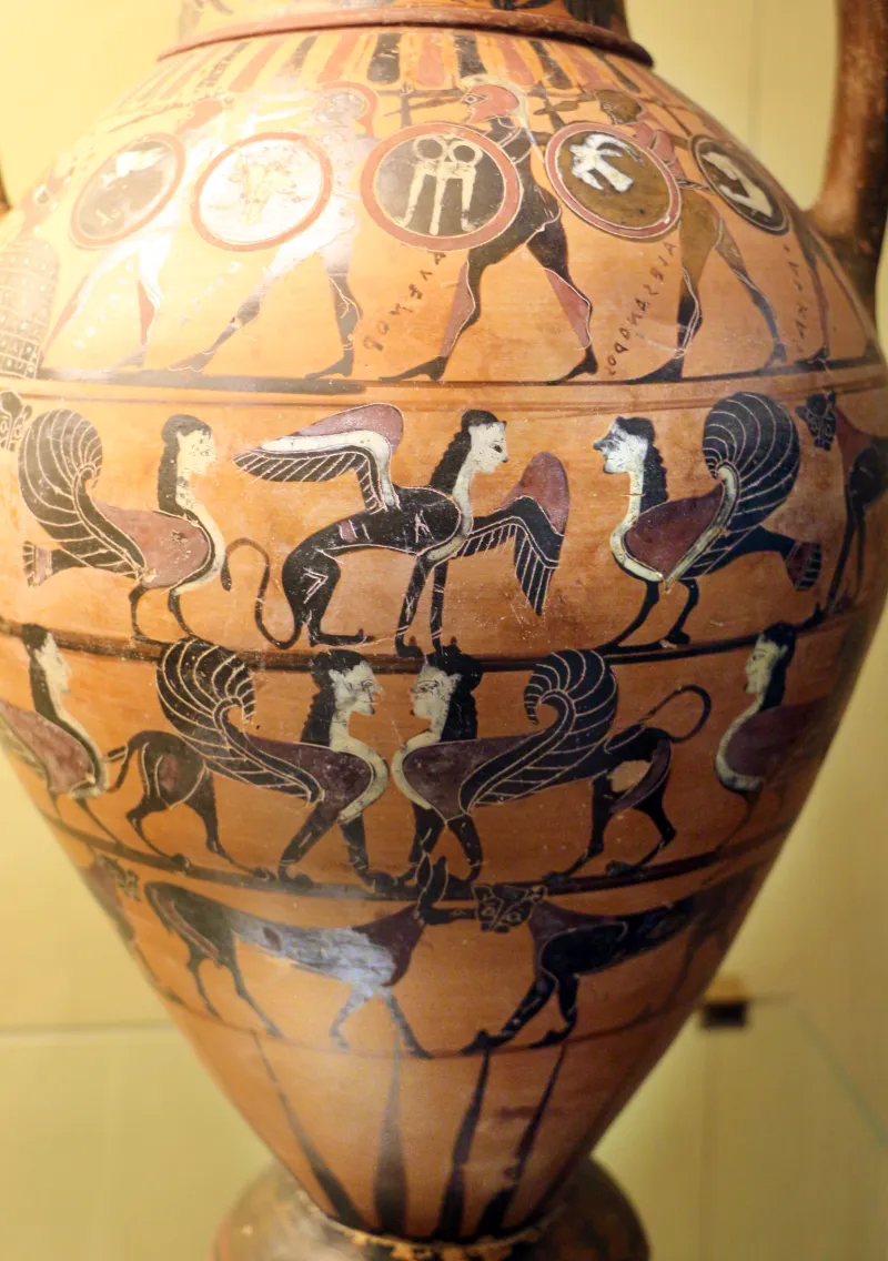 Pittore Di Prometeo, Anfora Tirrenica Da Pescia Romana, 560-540 Ac 